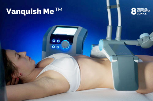 Vanquish ME™ is contactless and covers a large treatment area